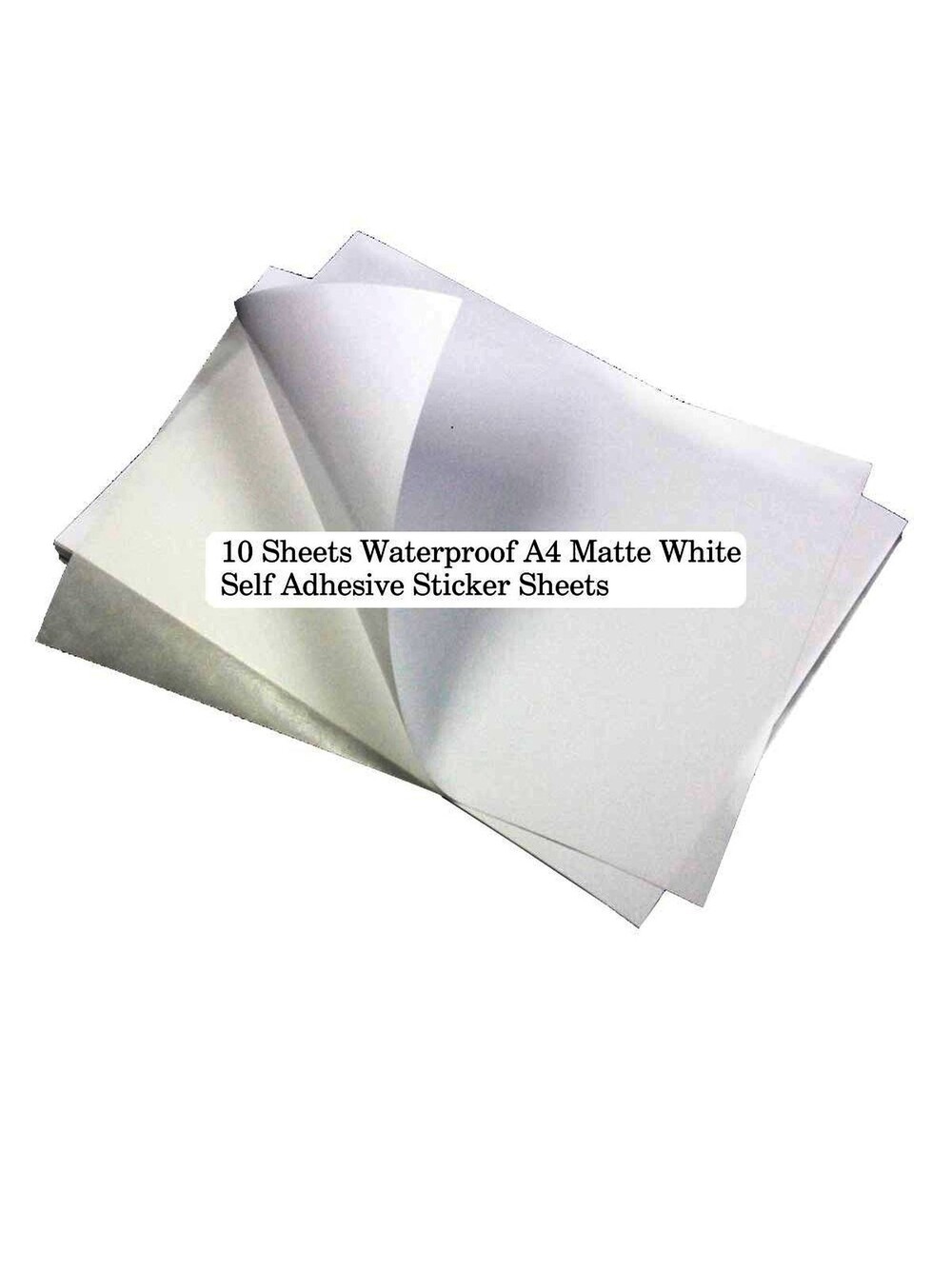 Sticker Paper Quality Waterproof A4 White Matter Self Adhesive Sticky Back…